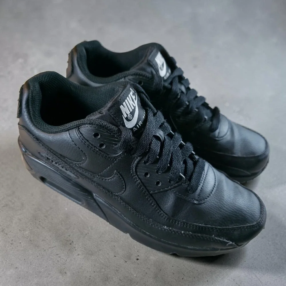 Nike Shoes Womens 6 / Youth 4.5 GS Air Max 90 CD6864-001 Triple Black Sneakers